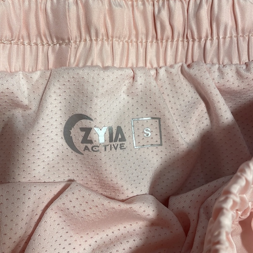 Zyia Active Bomber‎ Shorts Light Pink Size Small - Picture 7 of 7
